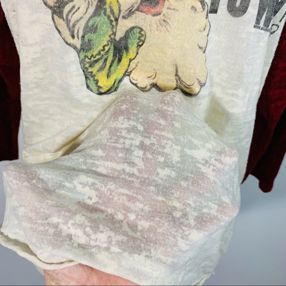 Santa Claus is Coming to town boutique bling burn out baseball tee medium - Picture 6 of 15